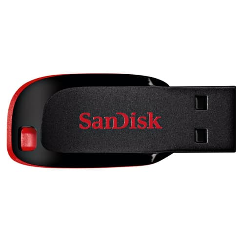 SanDisk Cruzer Blade 32GB Pen Drive (Red)